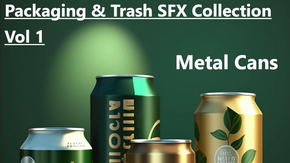 Packaging & Trash SFX Collection Vol 01 - Metal Cans 