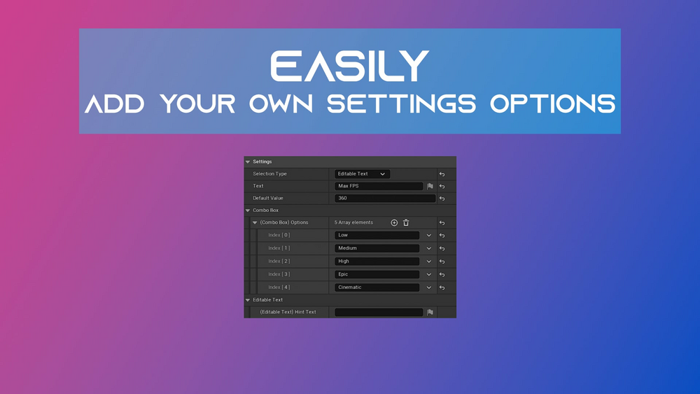 Fortuna 3D Menu System 