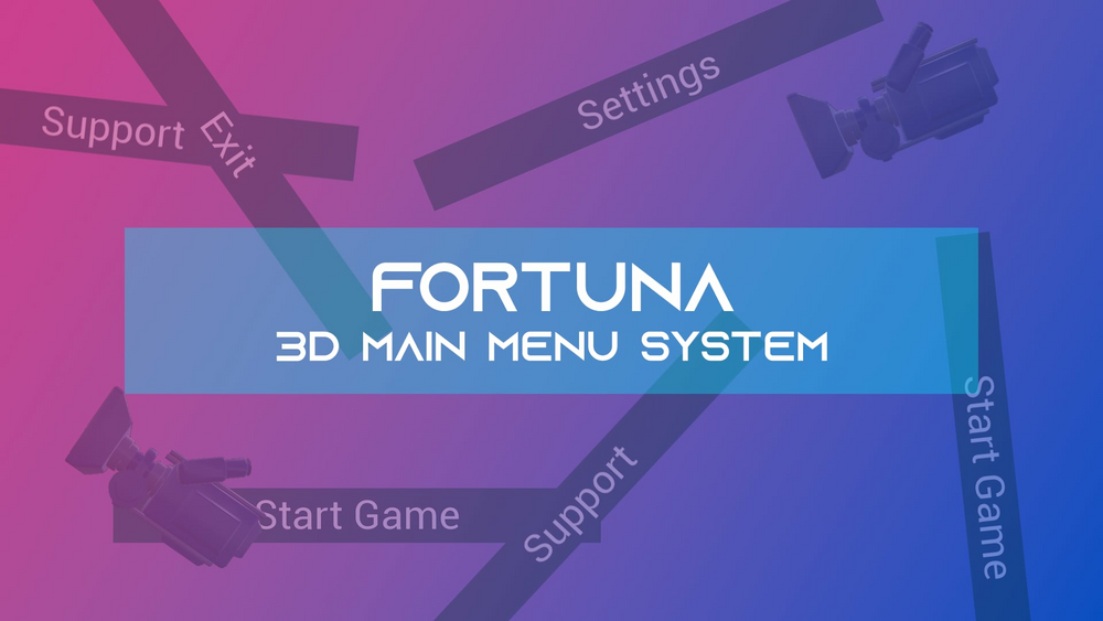 Fortuna 3D Menu System 