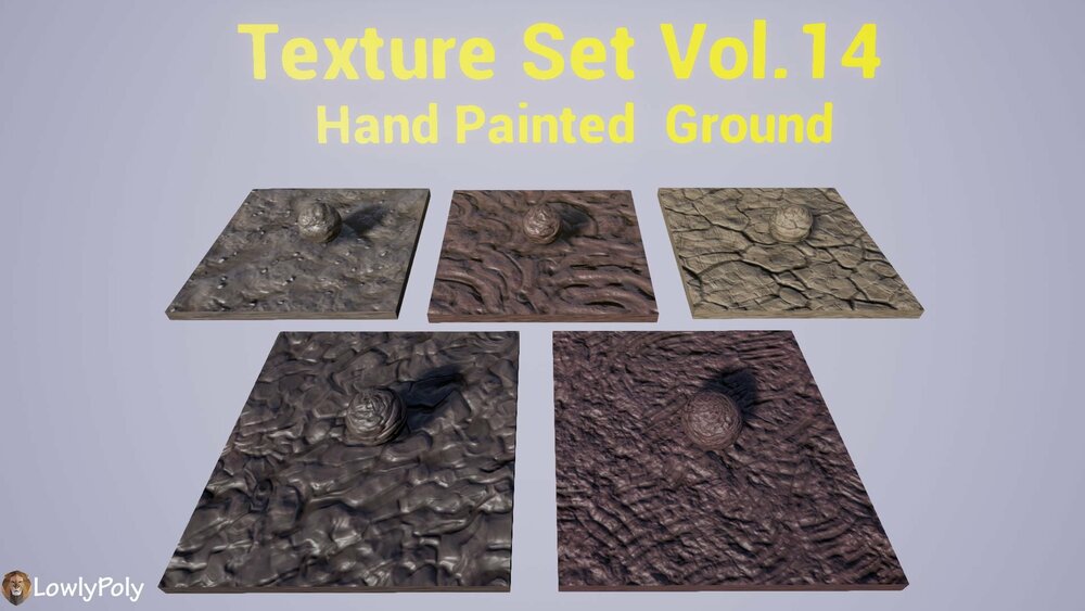 Stylized Texture Pack - VOL.02 Hand Painted Textures 