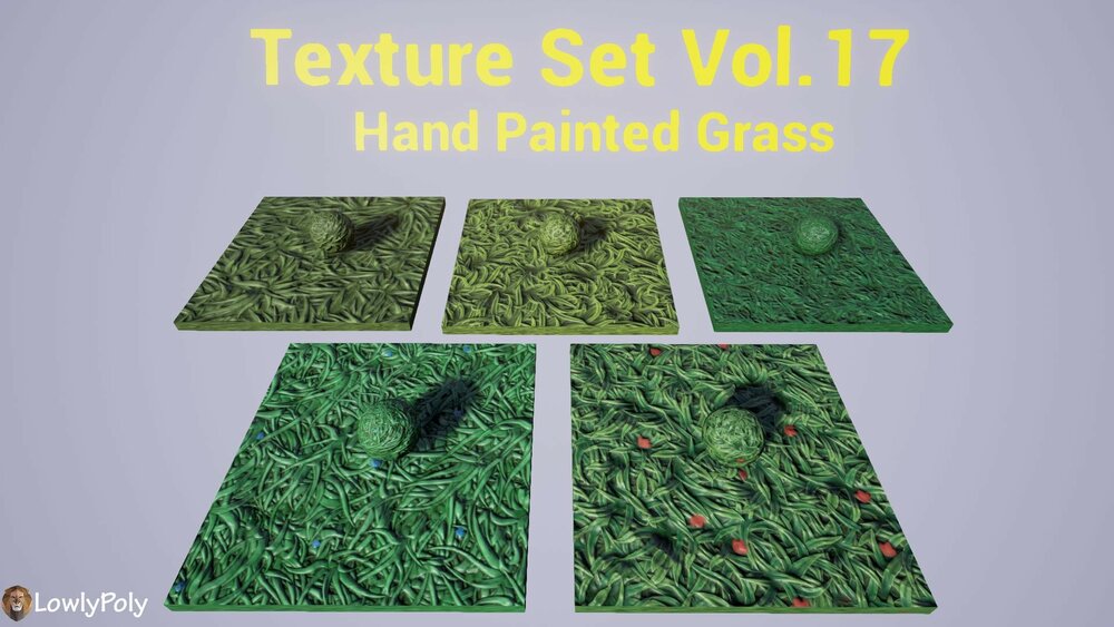 Stylized Texture Pack - VOL.02 Hand Painted Textures 