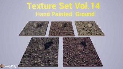 Stylized Texture Pack - VOL.02 Hand Painted Textures 