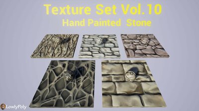 Stylized Texture Pack - VOL.02 Hand Painted Textures 