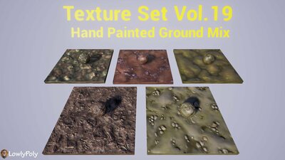 Stylized Texture Pack - VOL.02 Hand Painted Textures 