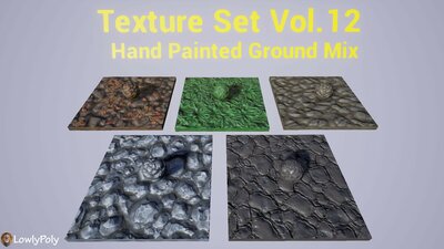 Stylized Texture Pack - VOL.02 Hand Painted Textures 