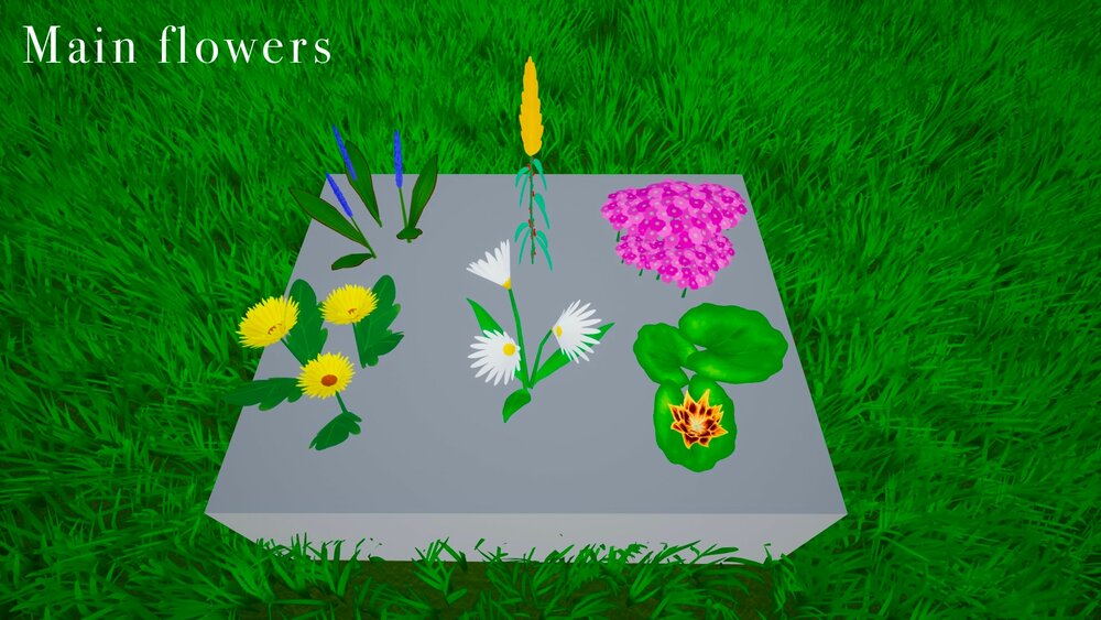 Stylized Flowers and Plants Pack 