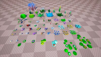 Stylized Flowers and Plants Pack 