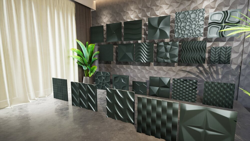 3D wall panels 