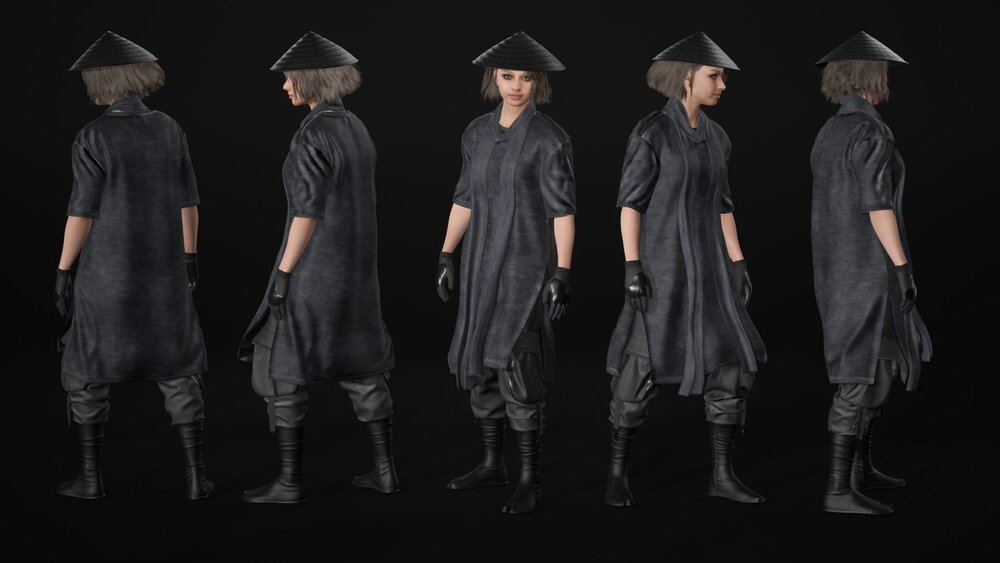 Woman - Warrior Outfit 1 - Modular - Rigged 