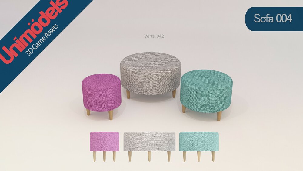 Sofas & Pillows Vol. 2 by Unimodels 