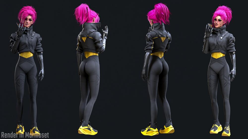 Cyberpunk Girl 2 