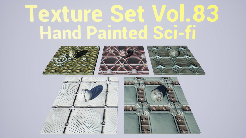 Sci-fi Vol.83 - Stylized Game Textures 