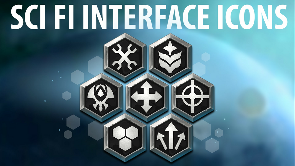 Sci-Fi Interface Icons 