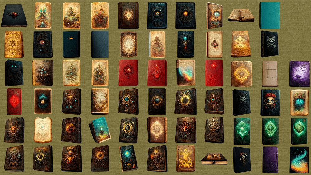 64 Icons - Books & Tomes Pack 