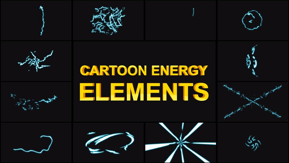 Cartoon Energy Elements 