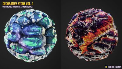 Decorative Stone Material Pack Vol. 1 