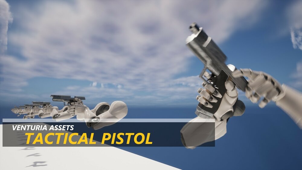 Animated Tactical Pistol 