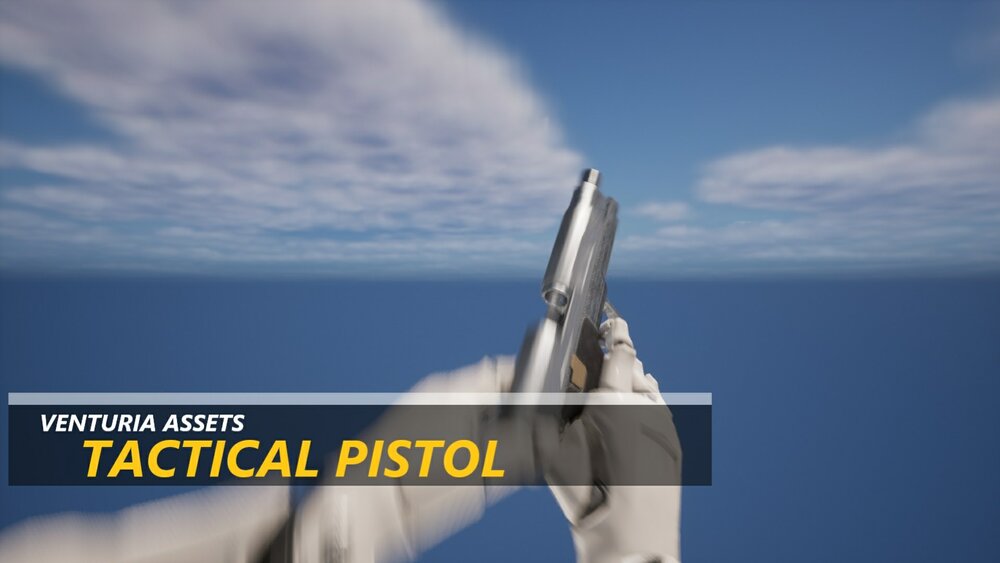 Animated Tactical Pistol 