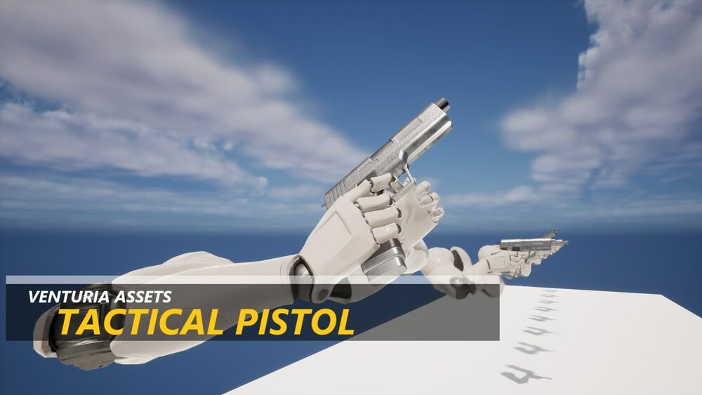 Animated Tactical Pistol 