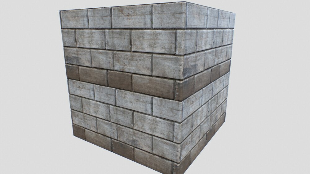 Concrete and Rocks wall pack 1 