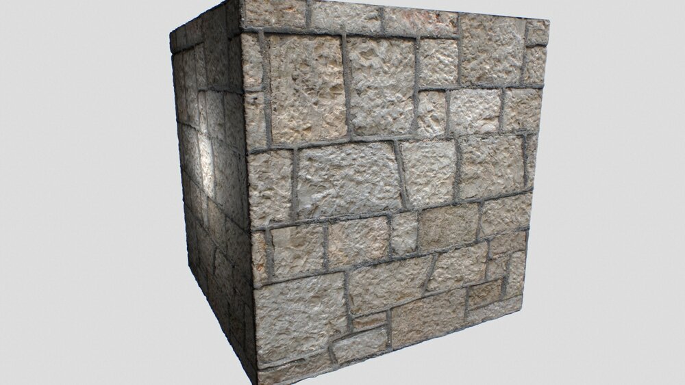 Concrete and Rocks wall pack 1 