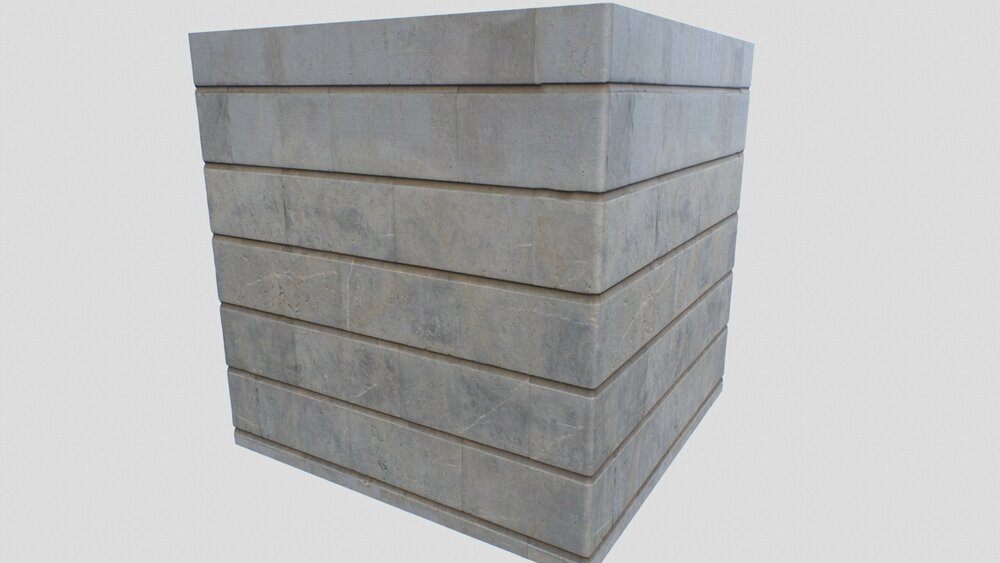 Concrete and Rocks wall pack 1 