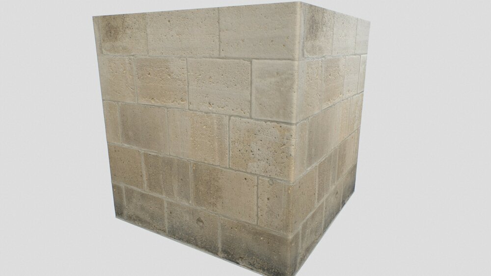 Concrete and Rocks wall pack 1 