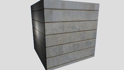 Concrete and Rocks wall pack 1 