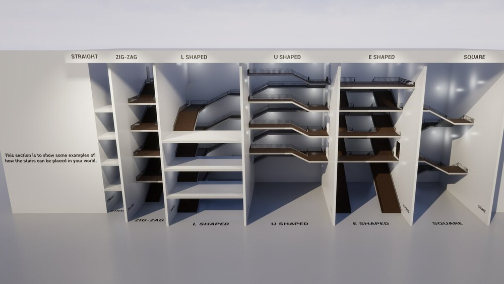 Modular Staircase Blueprint 