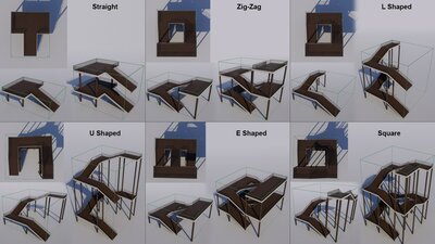 Modular Staircase Blueprint 