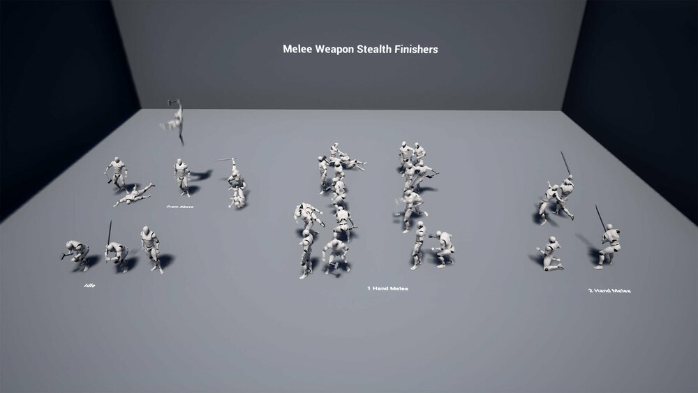 Melee Weapon Stealth Finishers 