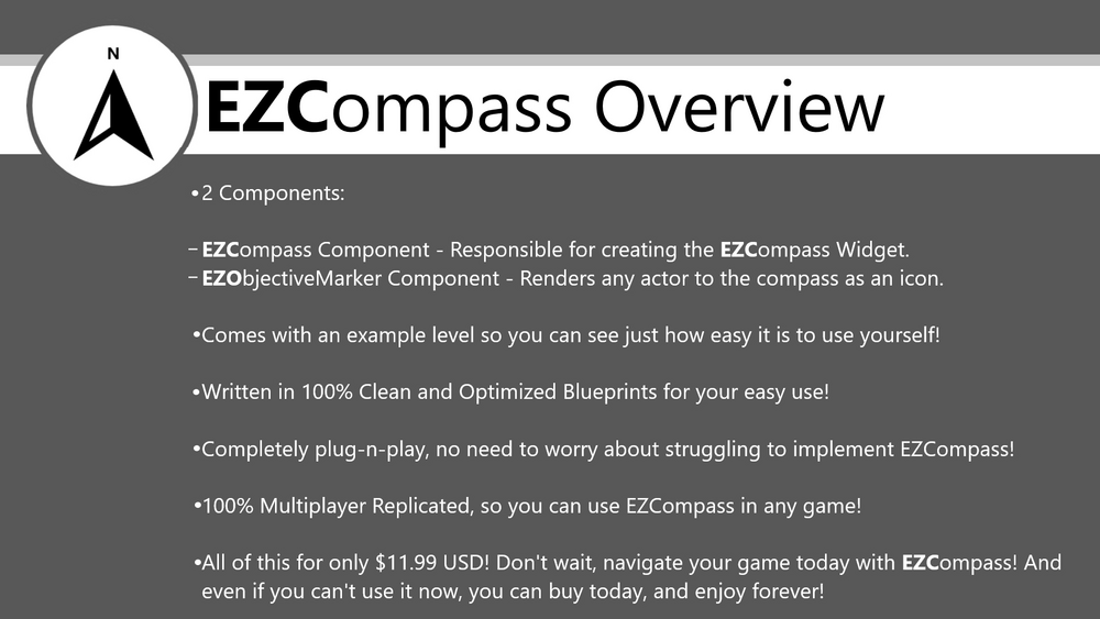 EZCompass - Simple Compass Solution 