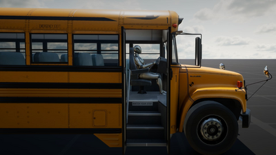 Realistic School Bus 