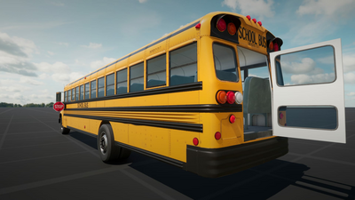 Realistic School Bus 