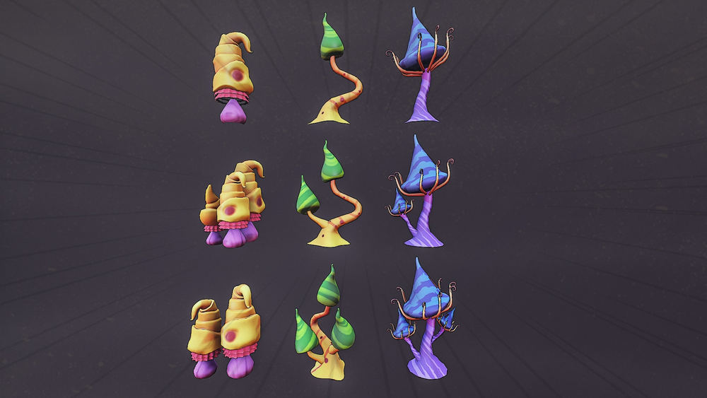 Stylized_Mushrooms 