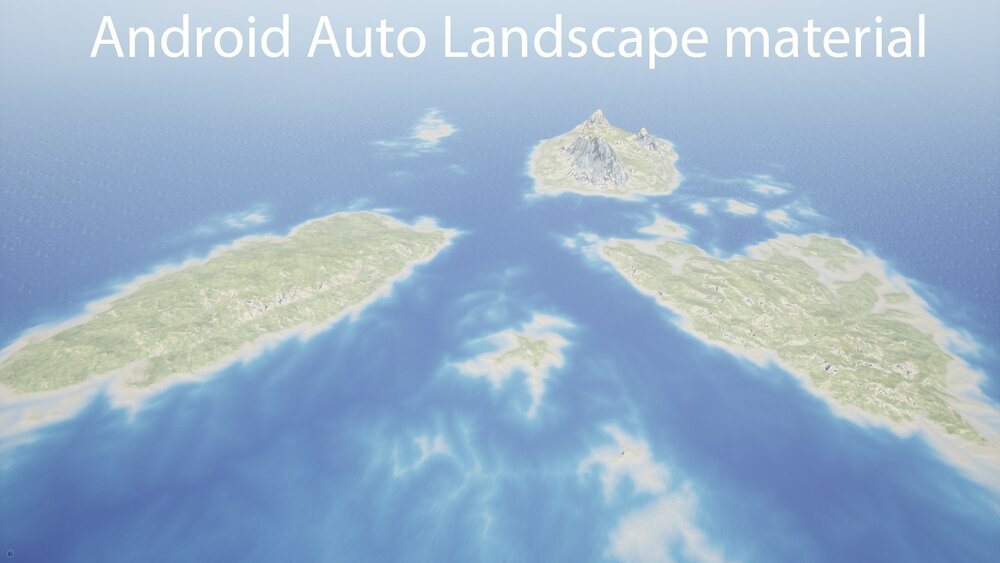 Android Automatic landscape material 