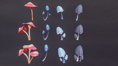 Stylized_Mushrooms 