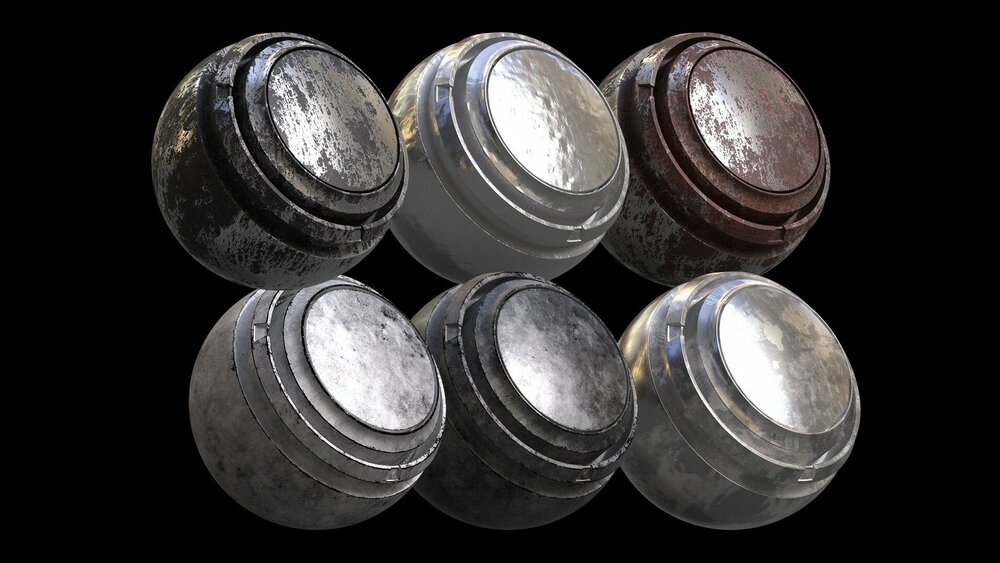 50 Professional High Quality Metal Materials BUNDLE V2 