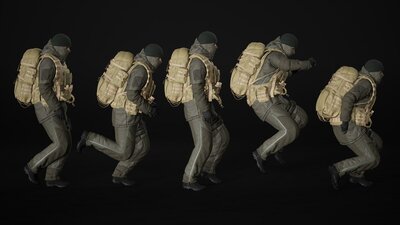 Woman - Winter Military Outfit - Modular - Rigged 