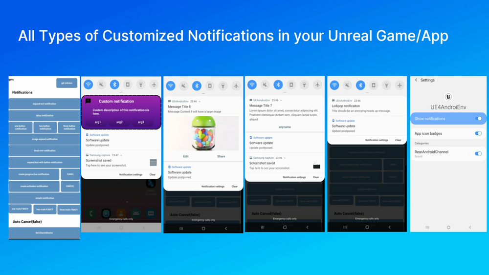 Rear Android Notification 