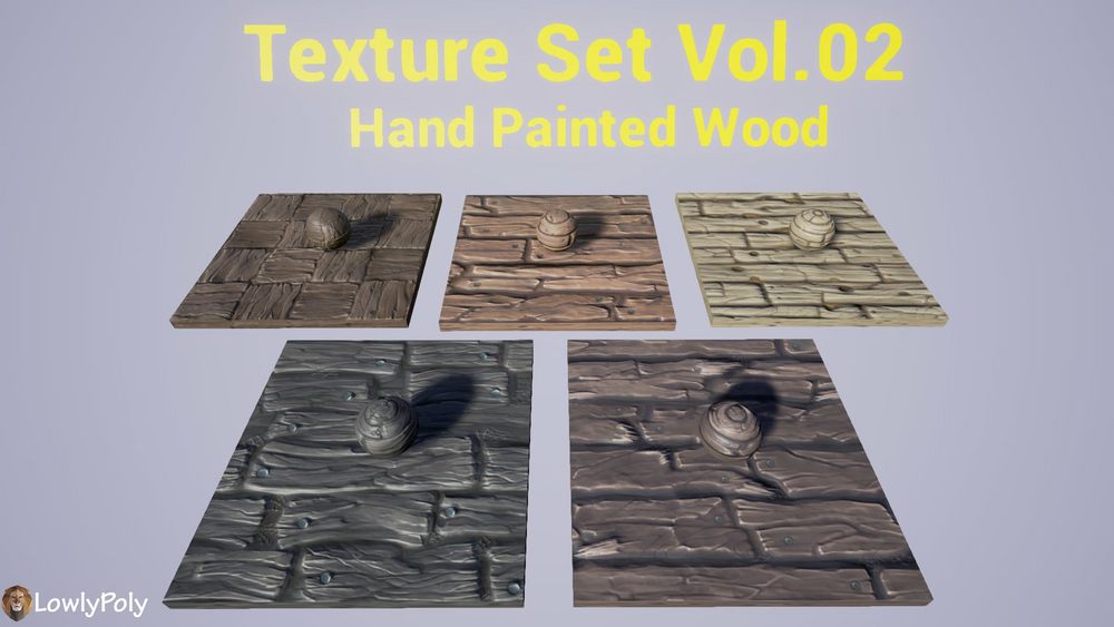 Wood Vol.2 - Hand Painted Texture Pack 