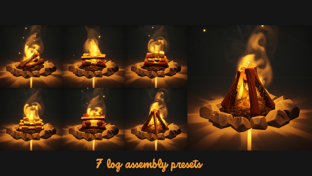 Dynamic Stylized Campfire System 