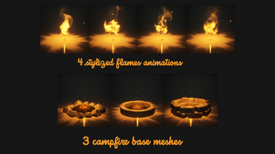 Dynamic Stylized Campfire System 