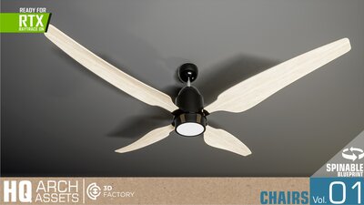 HQ Ceiling Fan Pack Vol. 1 