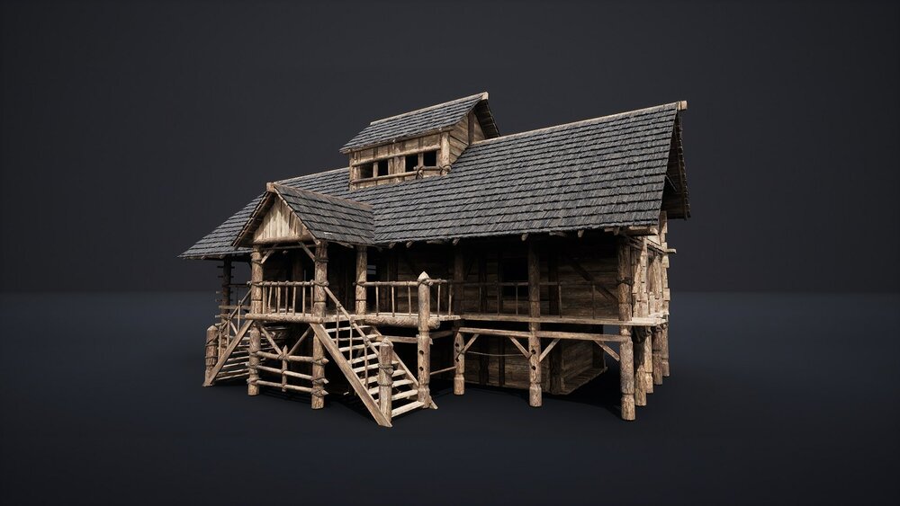 Enterable Medieval Houses and Cottages - v1 