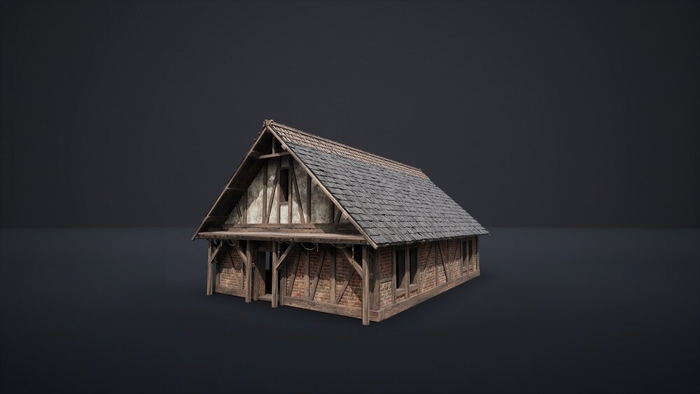 Enterable Medieval Houses and Cottages - v1 