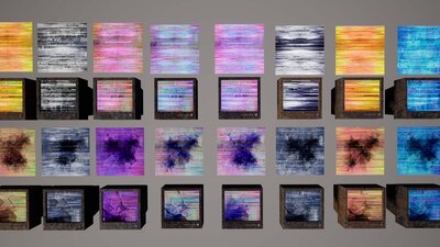 44 Animated Broken Television Screens 