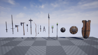 Iron Fantasy Weapon Set 