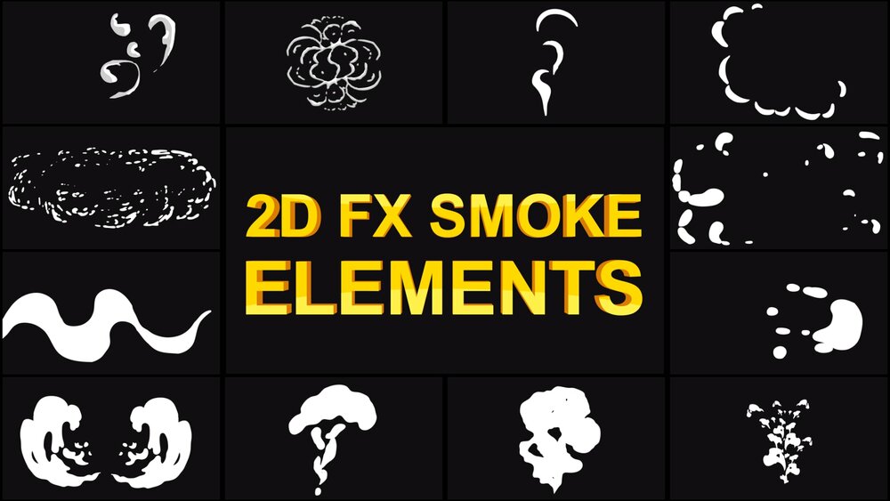 2D FX Smoke Elements 