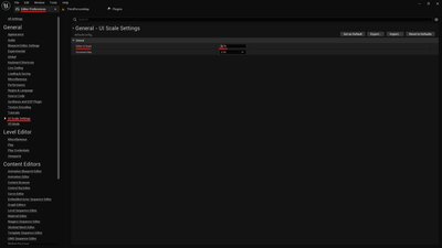 Editor UI Scale 
